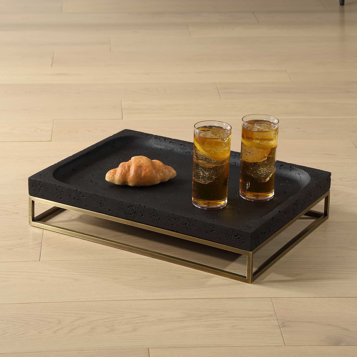 UTTERMOST SHADOWSTONE CAST TRAY - Decorative Accents