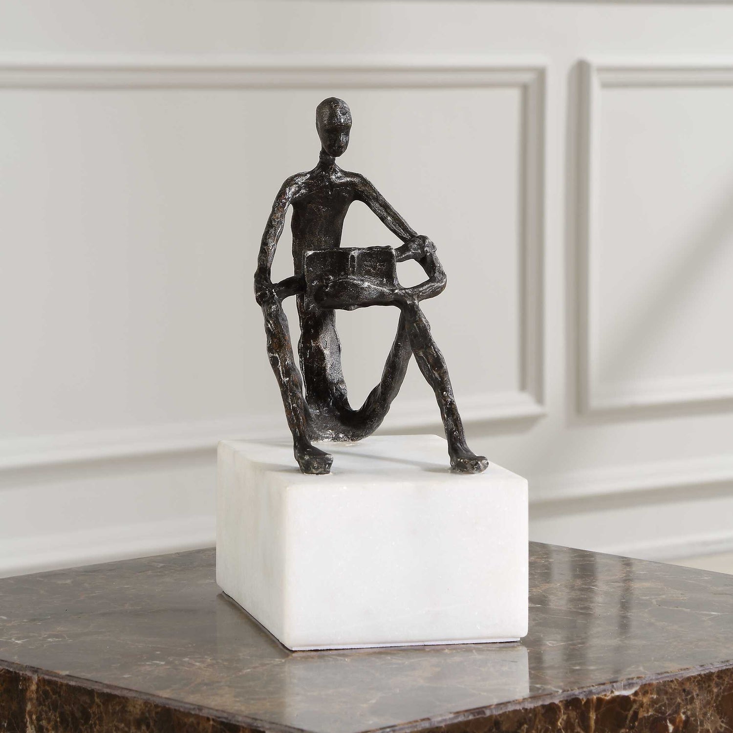 UTTERMOST SIT BACK RELAX AND READ SCULPTURE - Decorative Accents