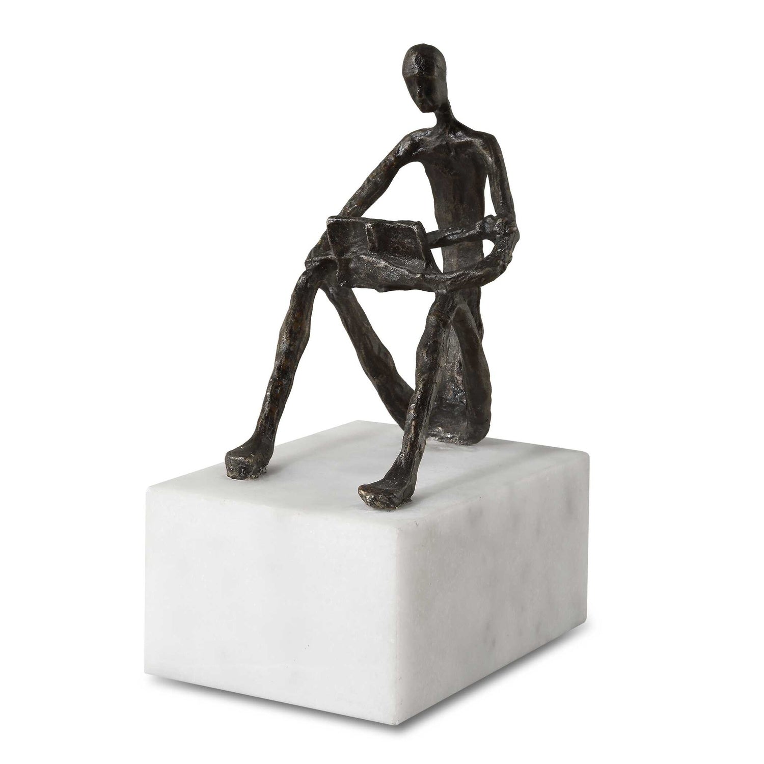 UTTERMOST SIT BACK RELAX AND READ SCULPTURE - Decorative Accents