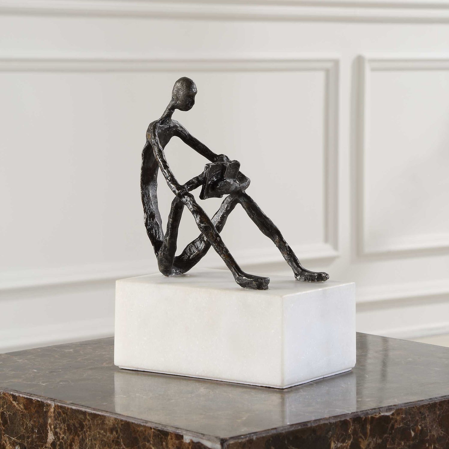 UTTERMOST Sit Back Relax And Read Sculpture - Decorative Accents