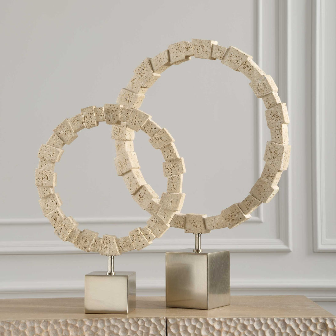 UTTERMOST Fusion Rings Set Of 2 - Decorative Accents