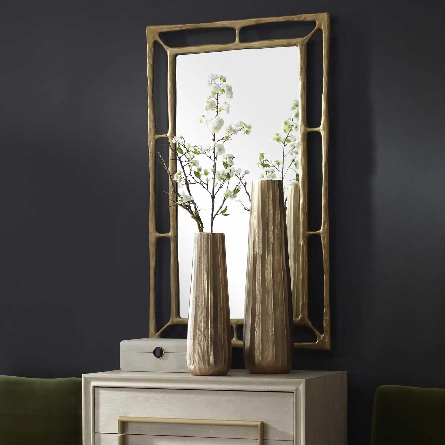 UTTERMOST Vertiforge Vases Set Of 2 - Decorative Accents