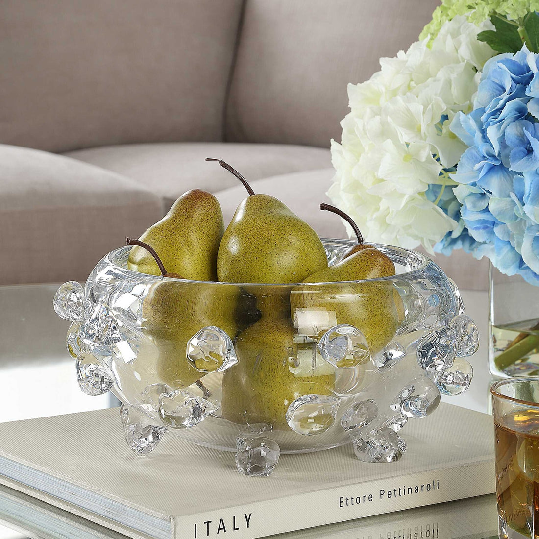 UTTERMOST AURA CLEAR BOWL - Decorative Accents