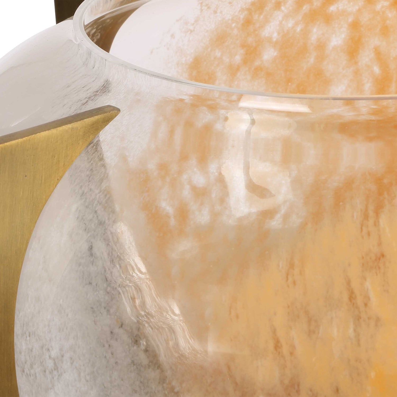 UTTERMOST AMBER SWIRL VASE - Decorative Accents