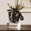 UTTERMOST Moose Bust Sculpture - Decorative Accents