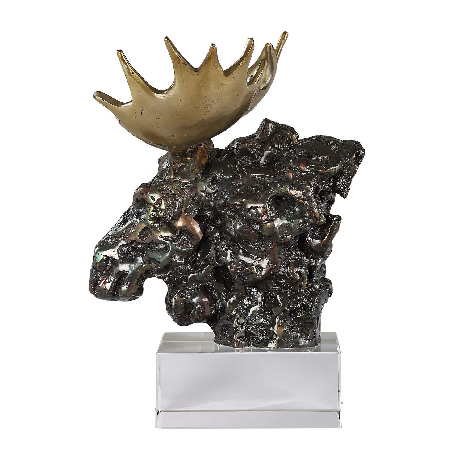 UTTERMOST MOOSE BUST SCULPTURE - Decorative Accents