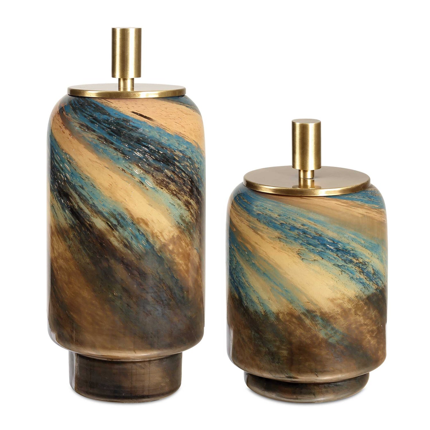 UTTERMOST CELESTIAL TIDE CONTAINERS - Decorative Accents