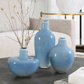 UTTERMOST CELESTIAL FROST VASES - Decorative Accents
