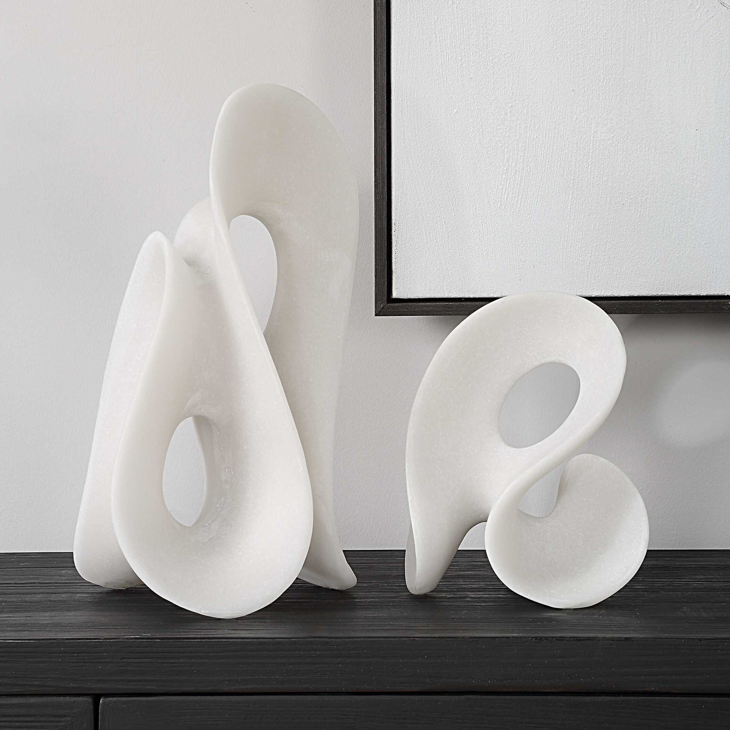 UTTERMOST SILENT WAVE SCULPTURES - Decorative Accents
