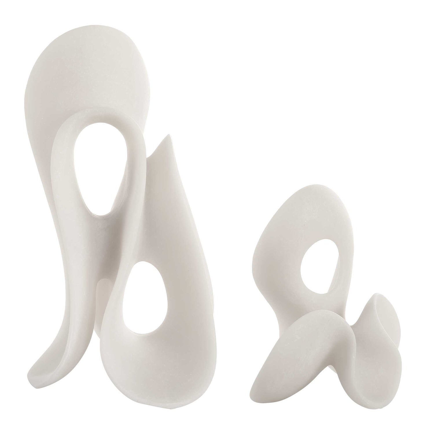 UTTERMOST Silent Wave Sculptures Set Of 2 - Decorative Accents