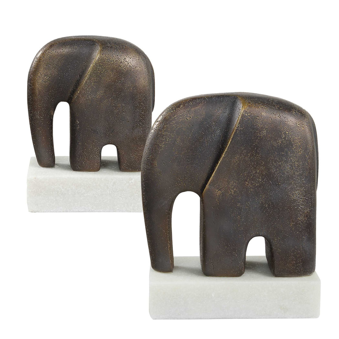 UTTERMOST Timeless Tusk Sculptures Set Of 2 - Decorative Accents