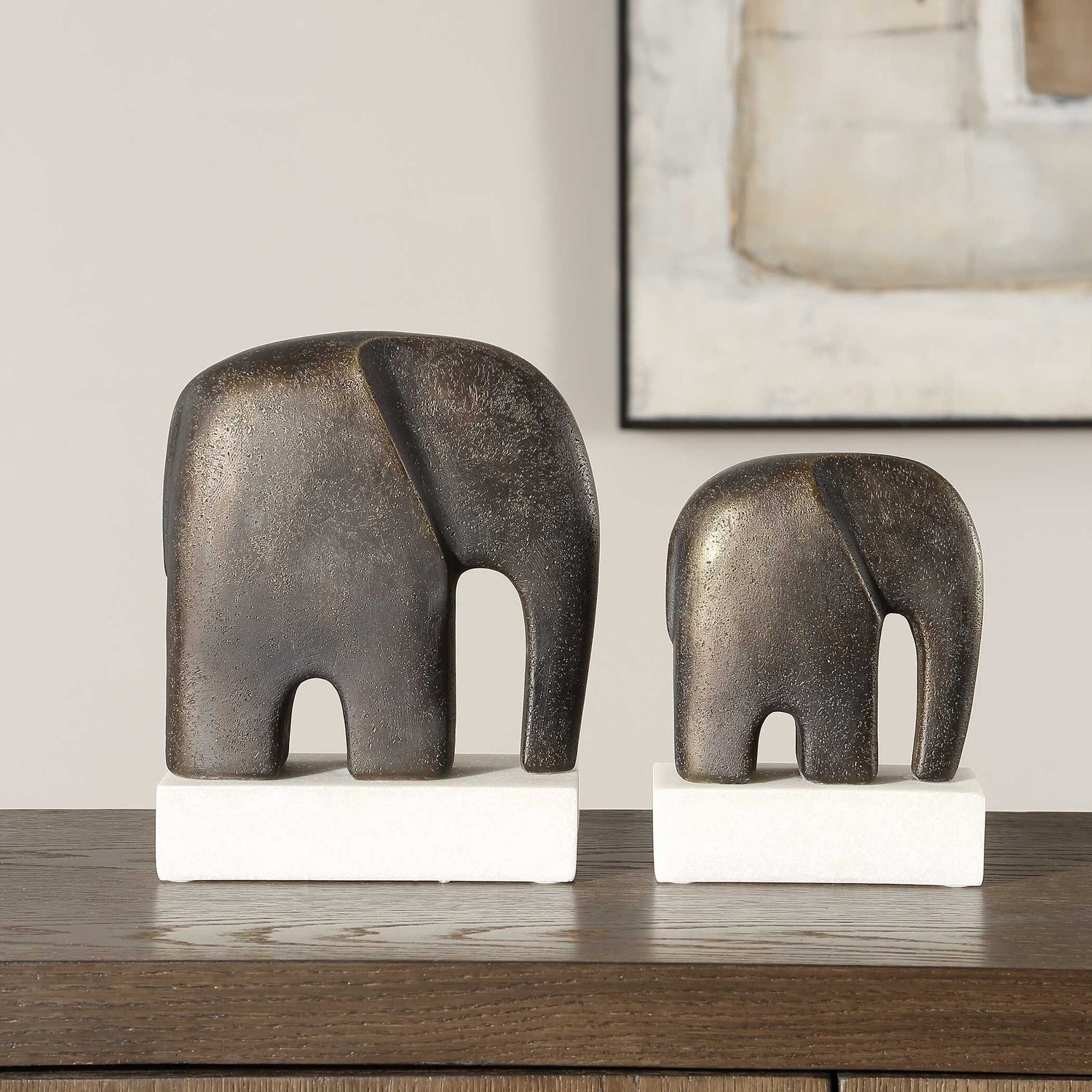 UTTERMOST TIMELESS TUSK SCULPTURES - Decorative Accents