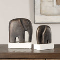 UTTERMOST Timeless Tusk Sculptures Set Of 2 - Decorative Accents