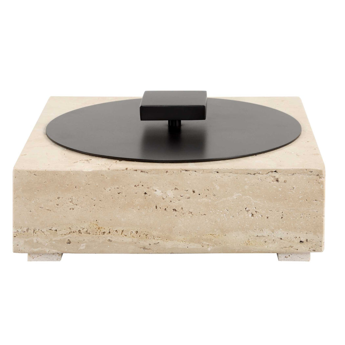 UTTERMOST Luxe Travertine Box - Decorative Accents