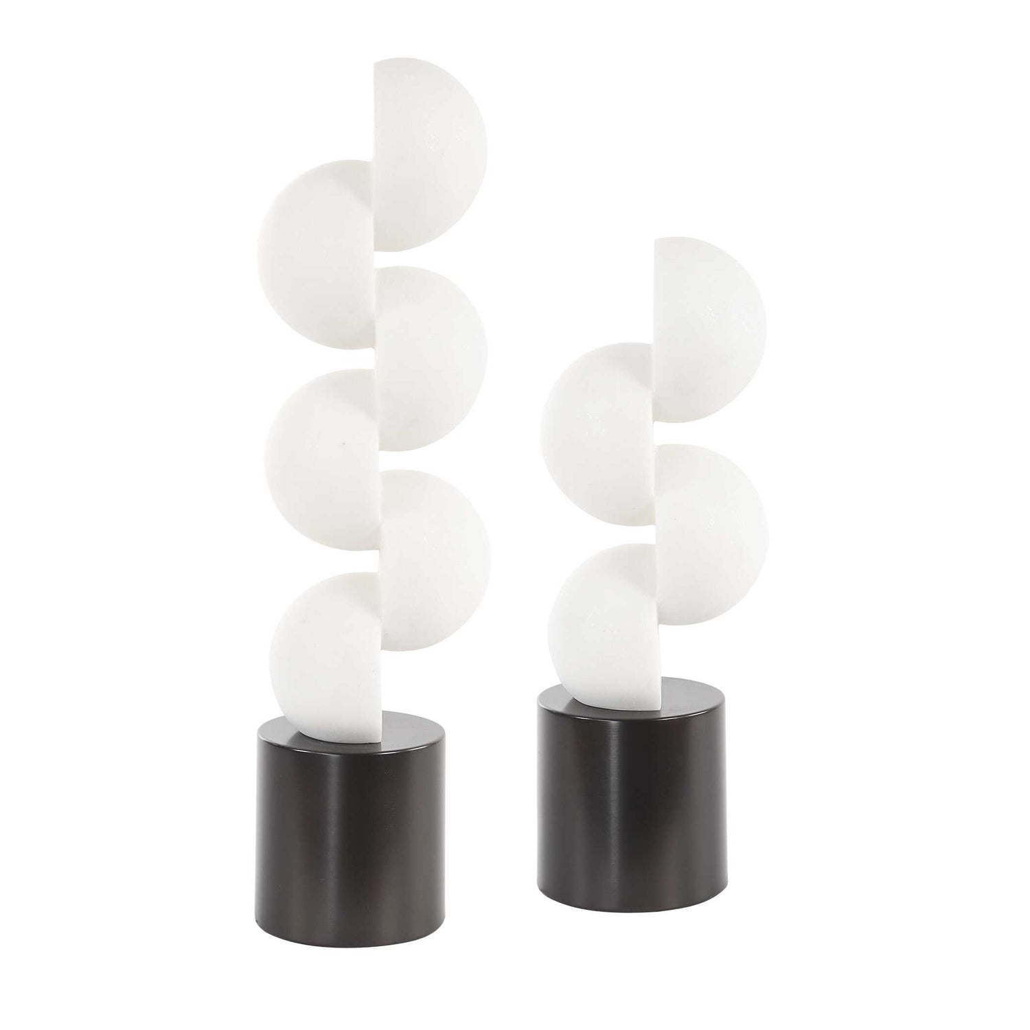 UTTERMOST Symmetry Sculptures Set Of 2 - Decorative Accents