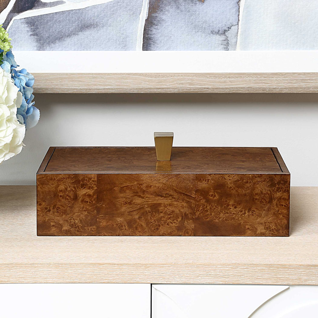 UTTERMOST Burl Haven Box - Decorative Accents