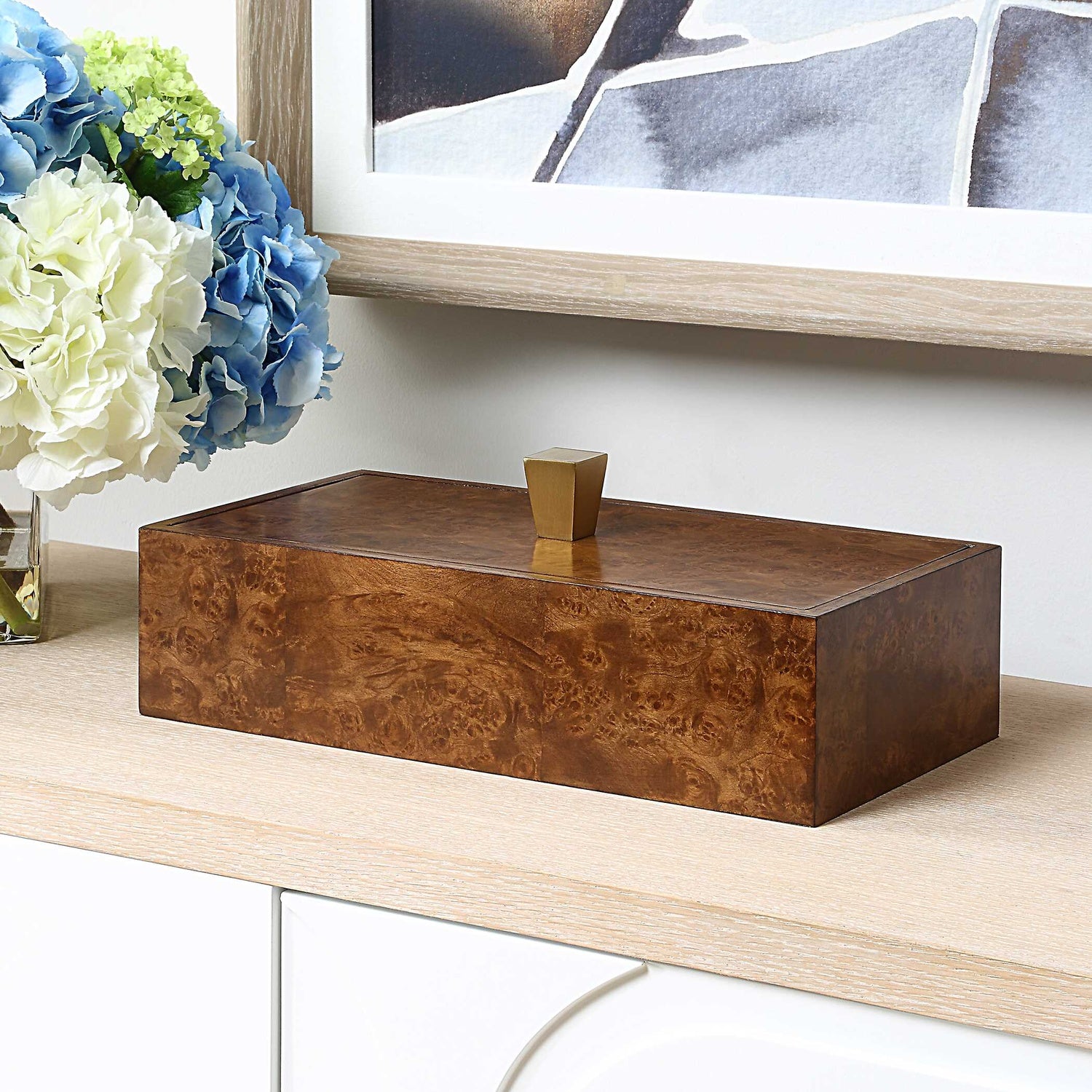 UTTERMOST Burl Haven Box - Decorative Accents