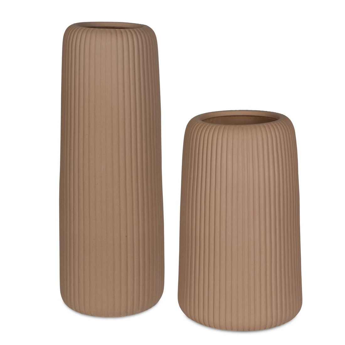 UTTERMOST RIDGE LIGHT VASES - Decorative Accents