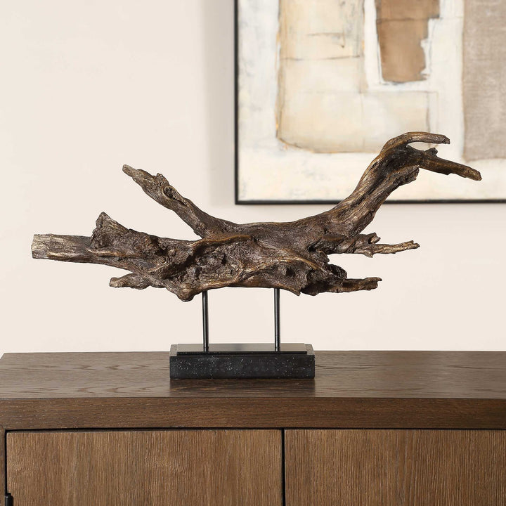 UTTERMOST GILDED SCULPTURE BRANCH - Decorative Accents