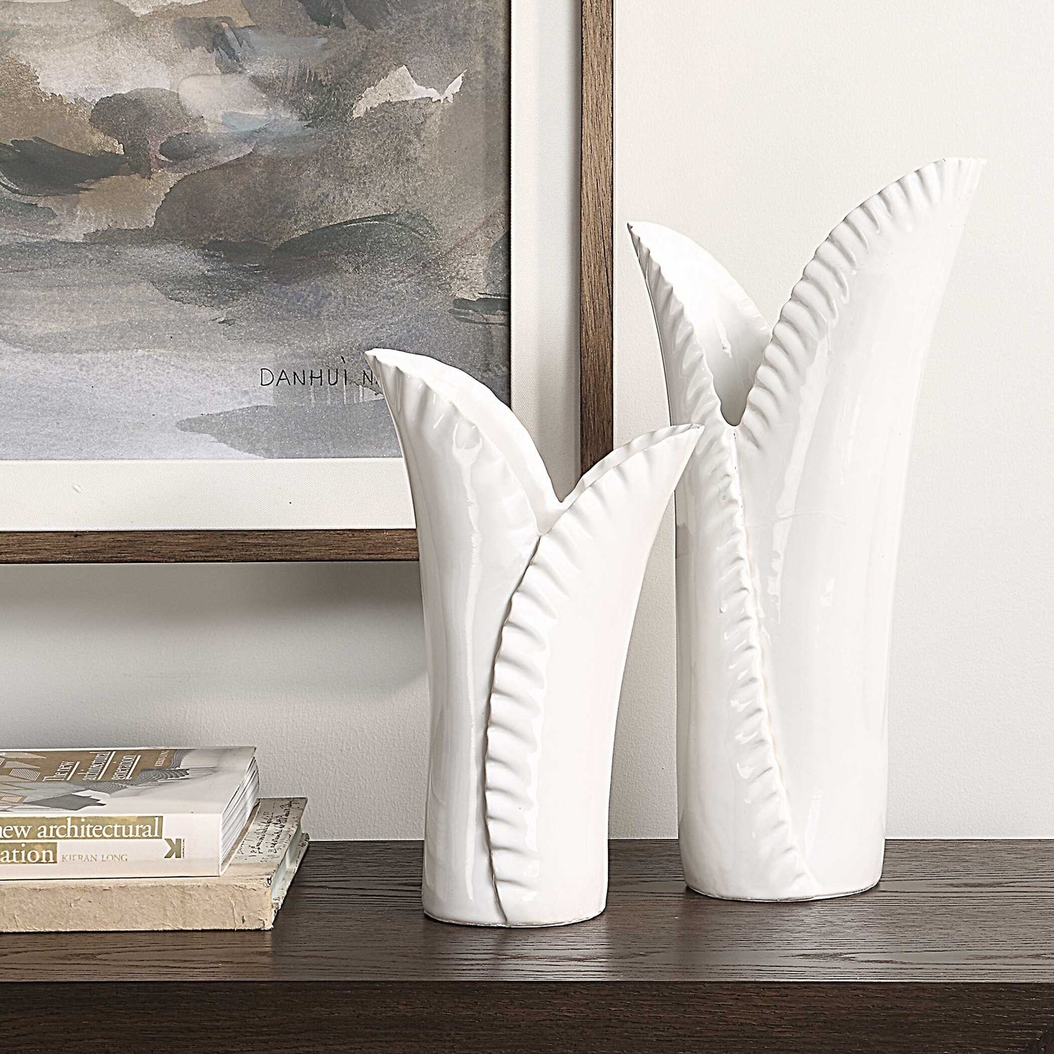 UTTERMOST LEAFSCAPE VASES - Decorative Accents