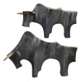 UTTERMOST Regal Bull Sculptures Set Of 2 - Decorative Accents