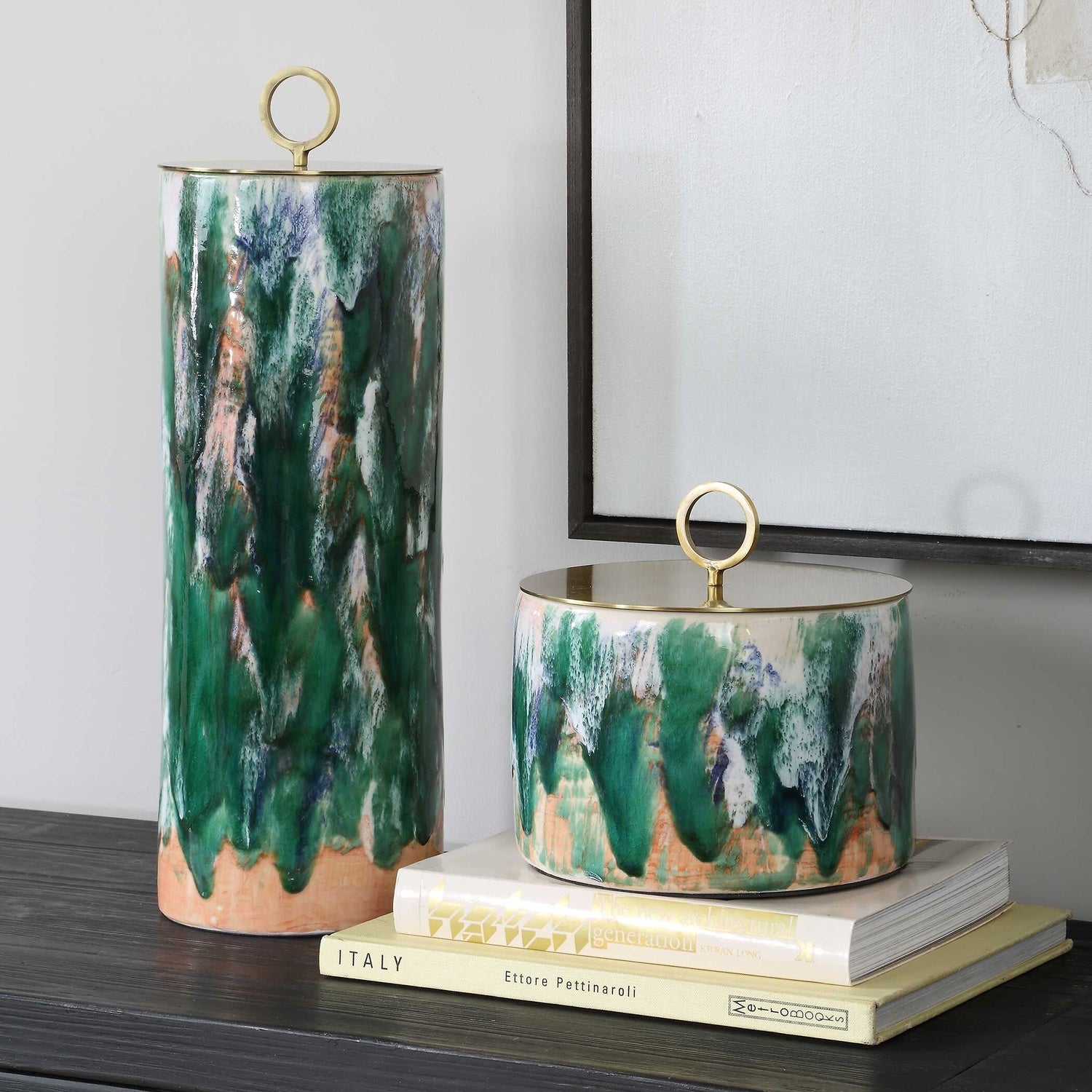 UTTERMOST Sylvie Containers Set Of 2 - Decorative Accents