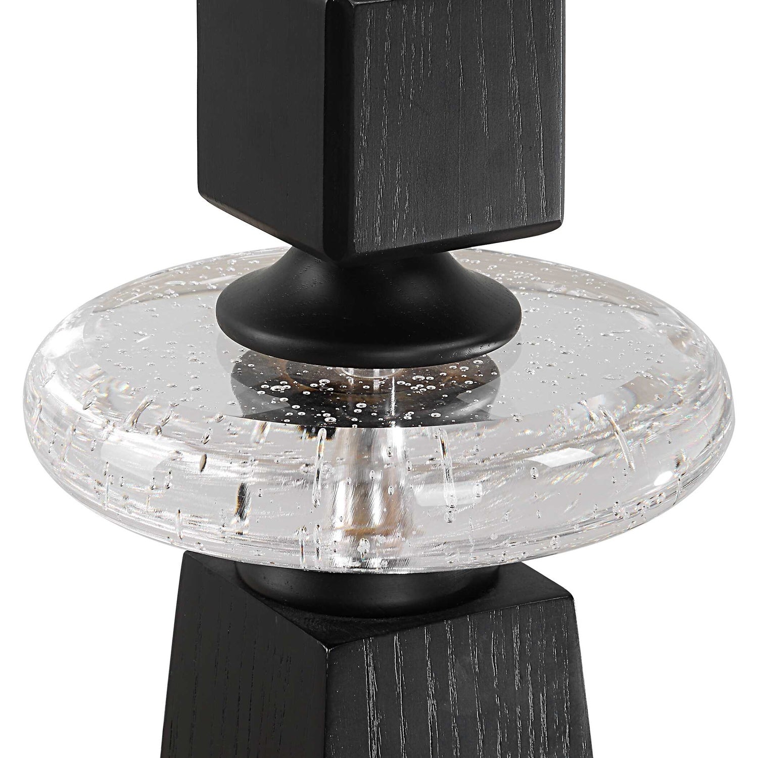 UTTERMOST Ebon Glow Floor Candleholders Set Of 2 - Decorative Accents