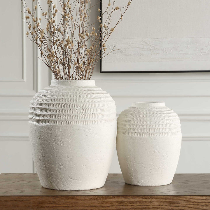 UTTERMOST LUNA RIDGE VASES - Decorative Accents