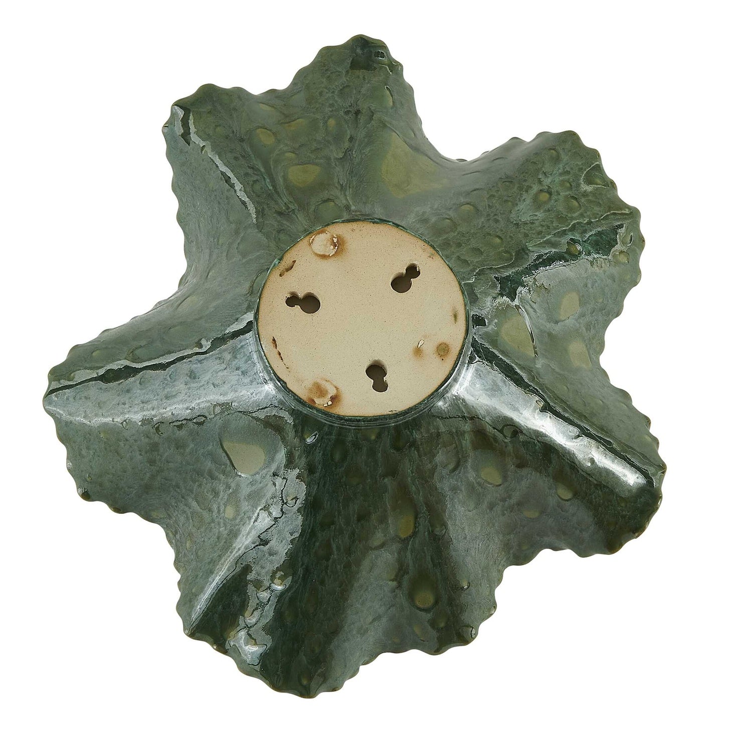 UTTERMOST VERDANT BLOOM EMERALD OUTDOOR BOWL - Decorative Accents