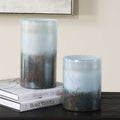 UTTERMOST Mist Cylindrical Vases Set Of 2 - Decorative Accents
