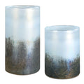 UTTERMOST Mist Cylindrical Vases Set Of 2 - Decorative Accents