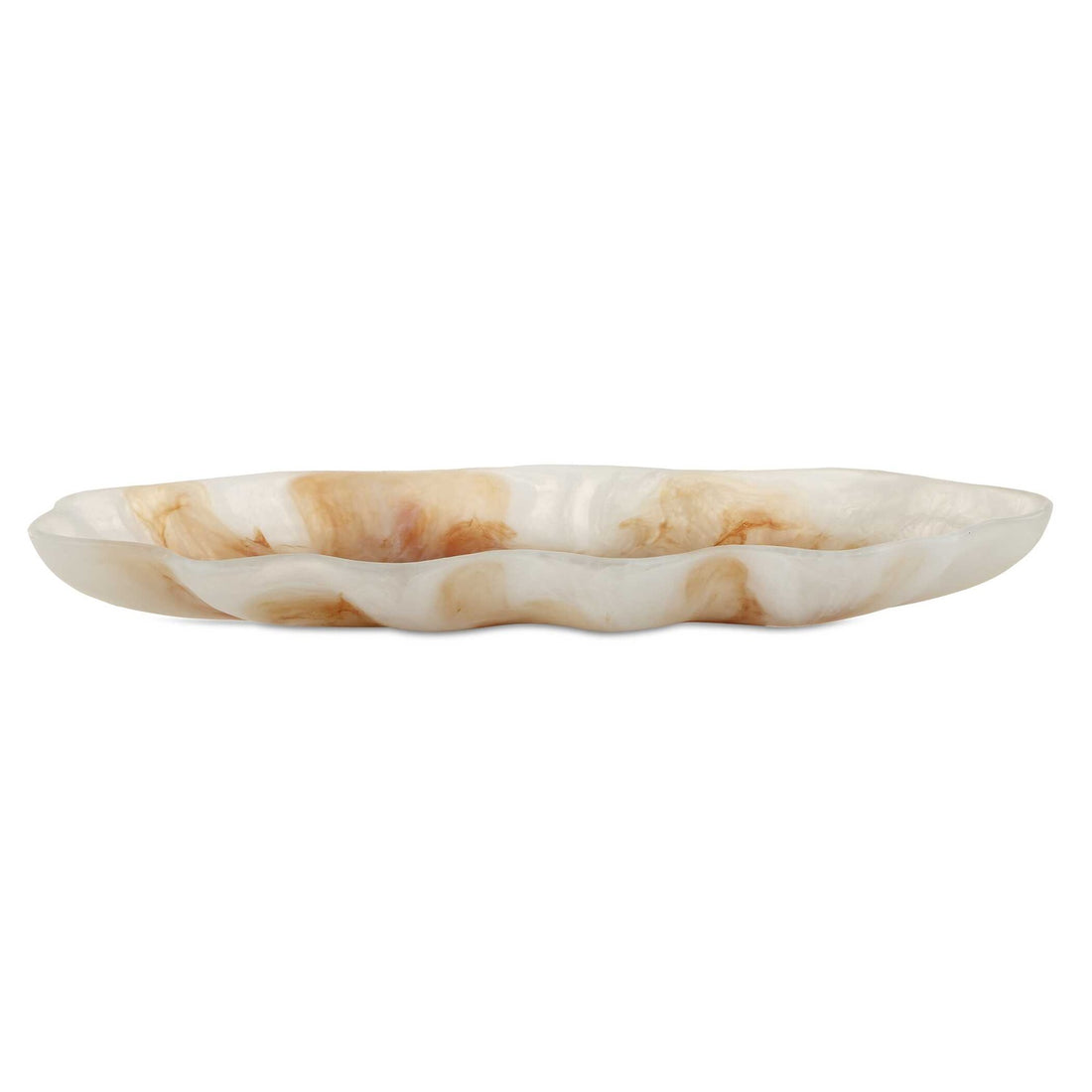 UTTERMOST ORGANIC ELEGANCE WAVY OVAL BOWL - Decorative Accents