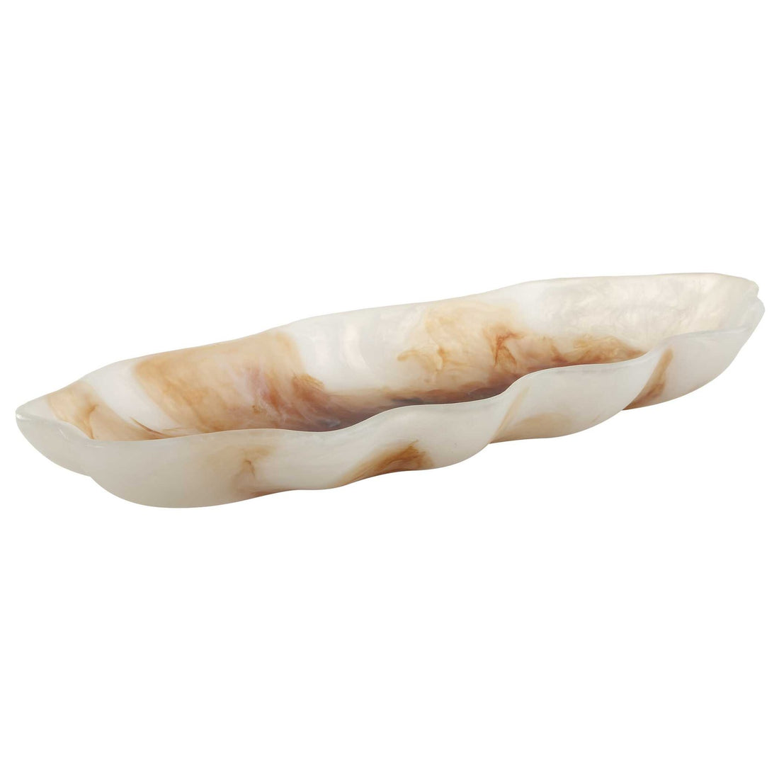 UTTERMOST ORGANIC ELEGANCE WAVY OVAL BOWL - Decorative Accents
