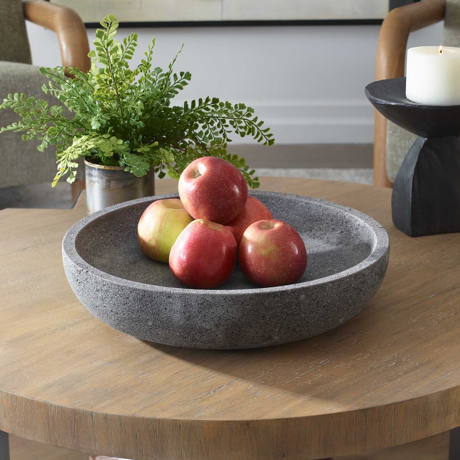 UTTERMOST Ashen Earth Outdoor Bowl - Decorative Accents