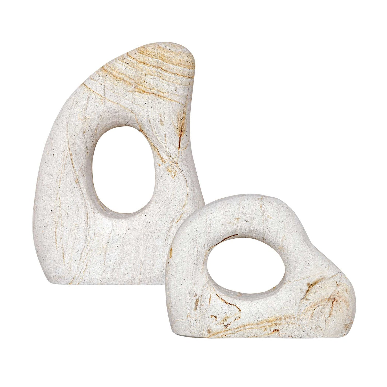 UTTERMOST Flow Outdoor Sculptures Set Of 2 - Decorative Accents