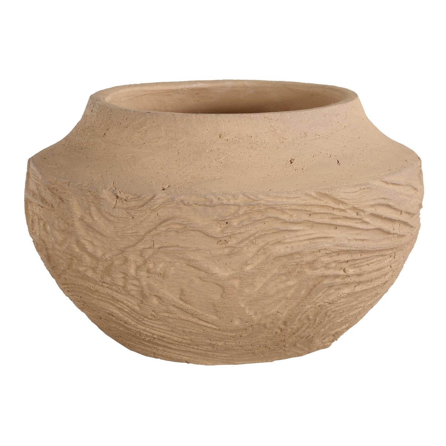 UTTERMOST SANDSTONE FLOW TERRACOTTA VASE - Decorative Accents