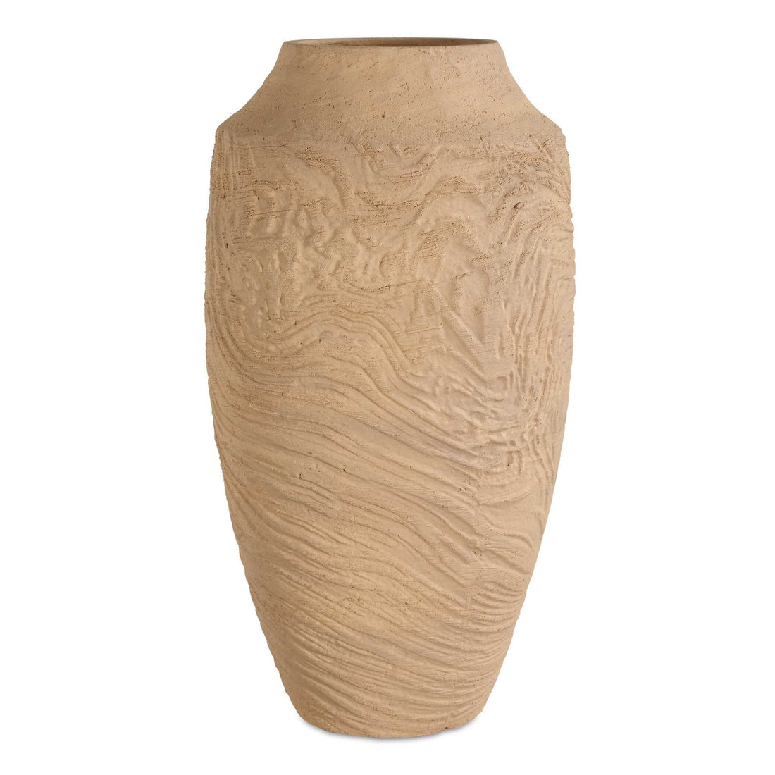 UTTERMOST Sandstone Flow Terracotta Vase - Decorative Accents