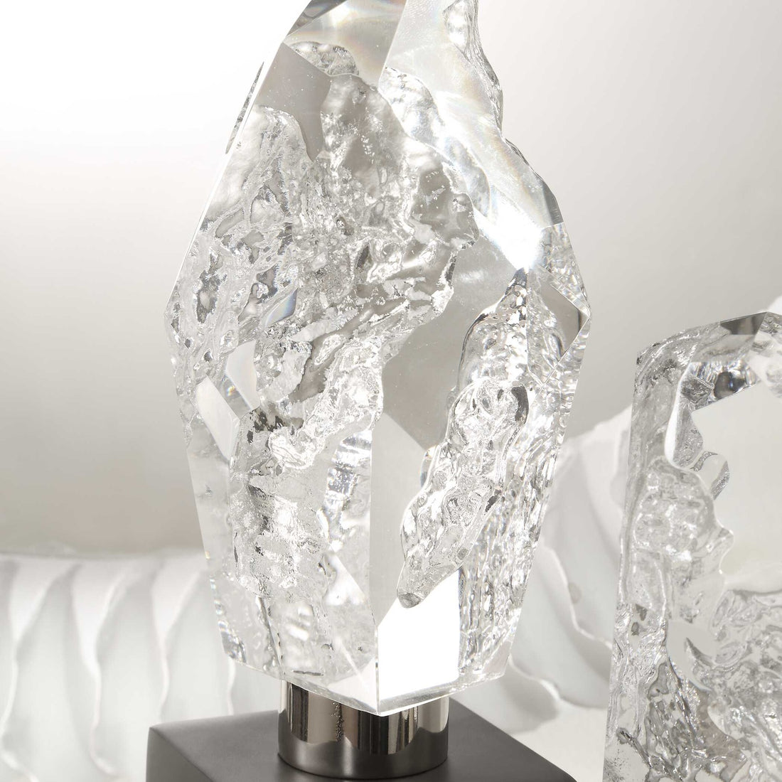 UTTERMOST Crystal Peak Sculptures Set Of 2 - Decorative Accents