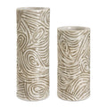 UTTERMOST SWIRL EARTH TONE VASES - Decorative Accents