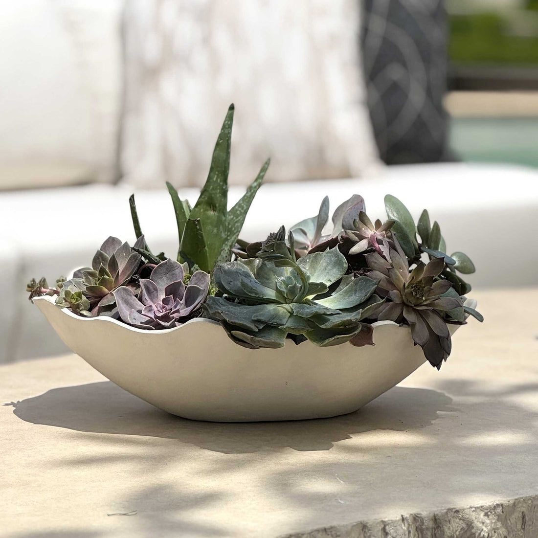 UTTERMOST Obscura Warm Outdoor Bowl - Decorative Accents