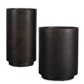 UTTERMOST VOLCAN MATTE OUTDOOR PLANTERS - Decorative Accents