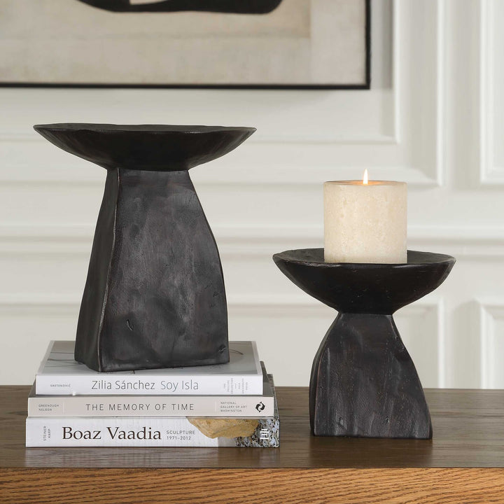 UTTERMOST SHADOW PEDESTAL BOWLS - Decorative Accents