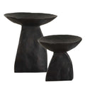 UTTERMOST Shadow Pedestal Bowls Set Of 2 - Decorative Accents