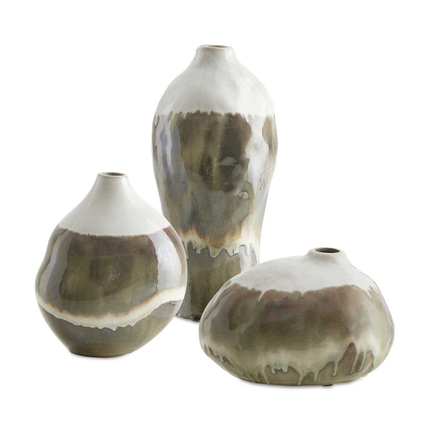 UTTERMOST EARTHFLOW GLAZED OUTDOOR VASES - Decorative Accents