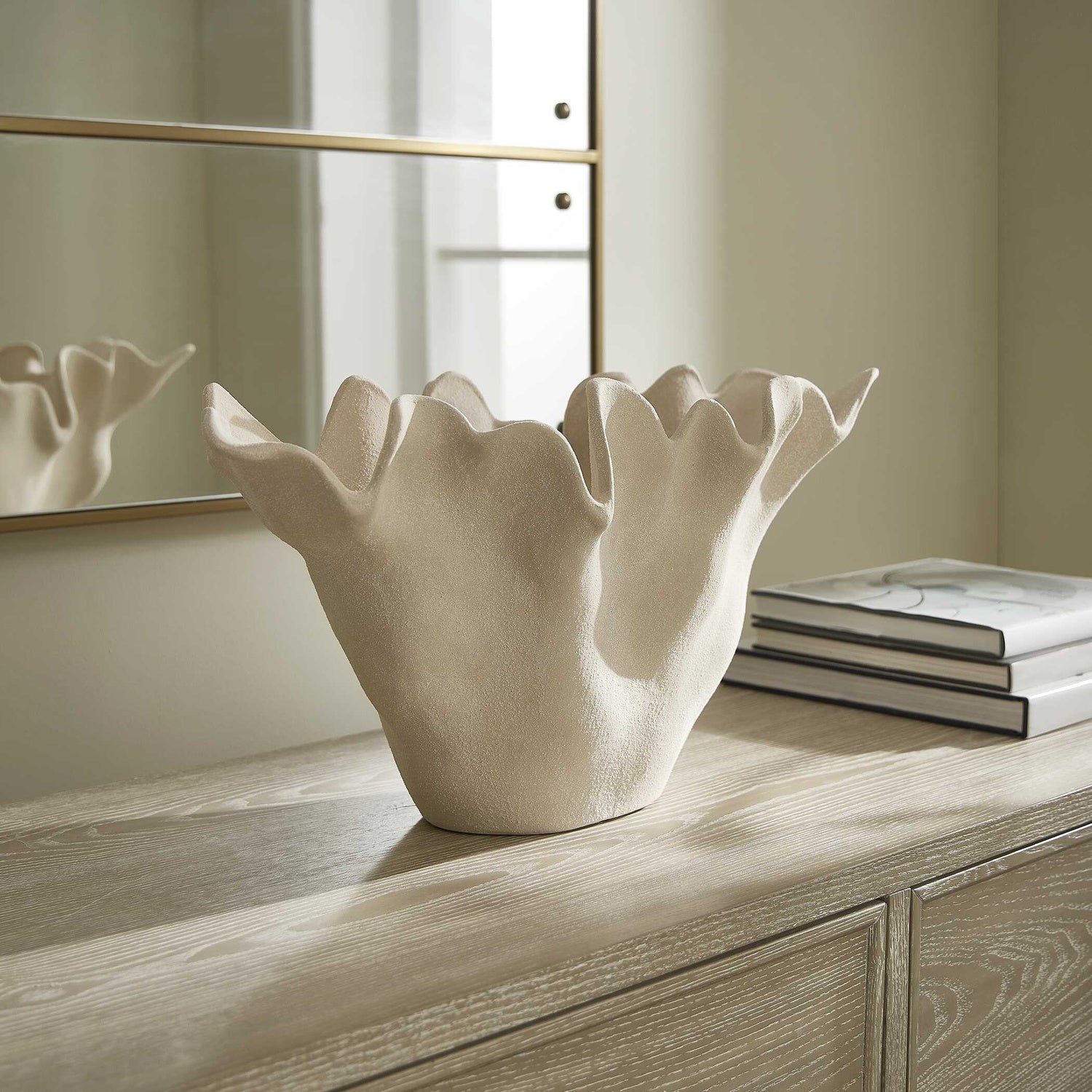 UTTERMOST SAND DUNE OUTDOOR BOWL - Decorative Accents