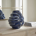 UTTERMOST Helix Swirl Outdoor Vase - Decorative Accents