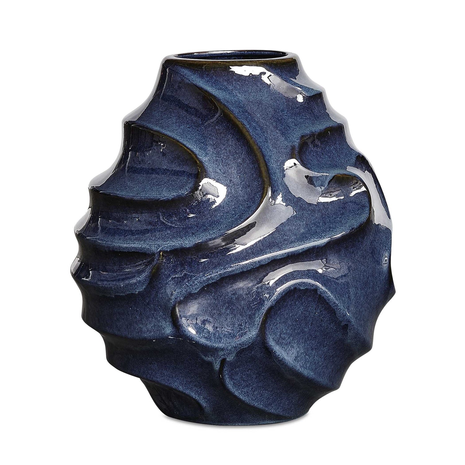 UTTERMOST Helix Swirl Outdoor Vase - Decorative Accents