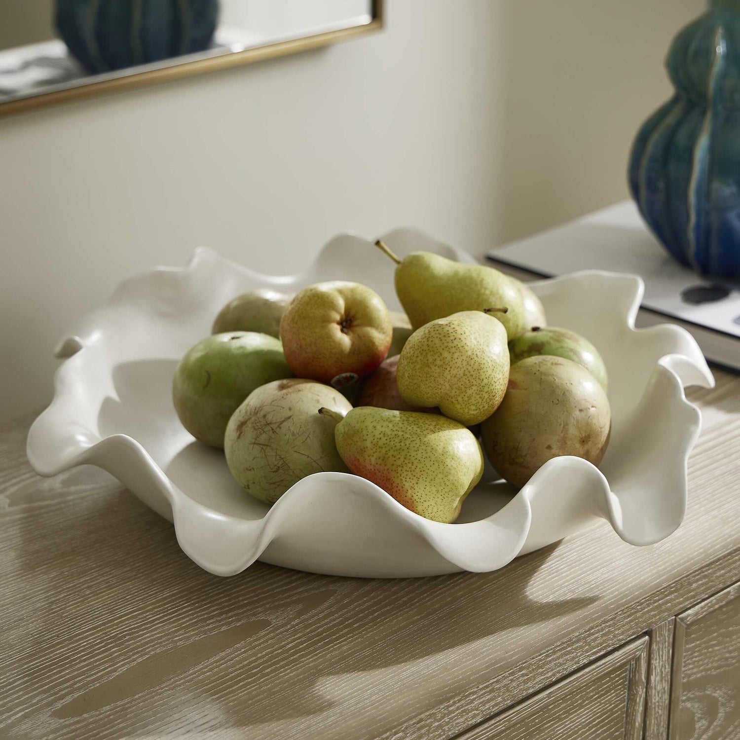 UTTERMOST WAVE CREST OUTDOOR BOWL - Decorative Accents
