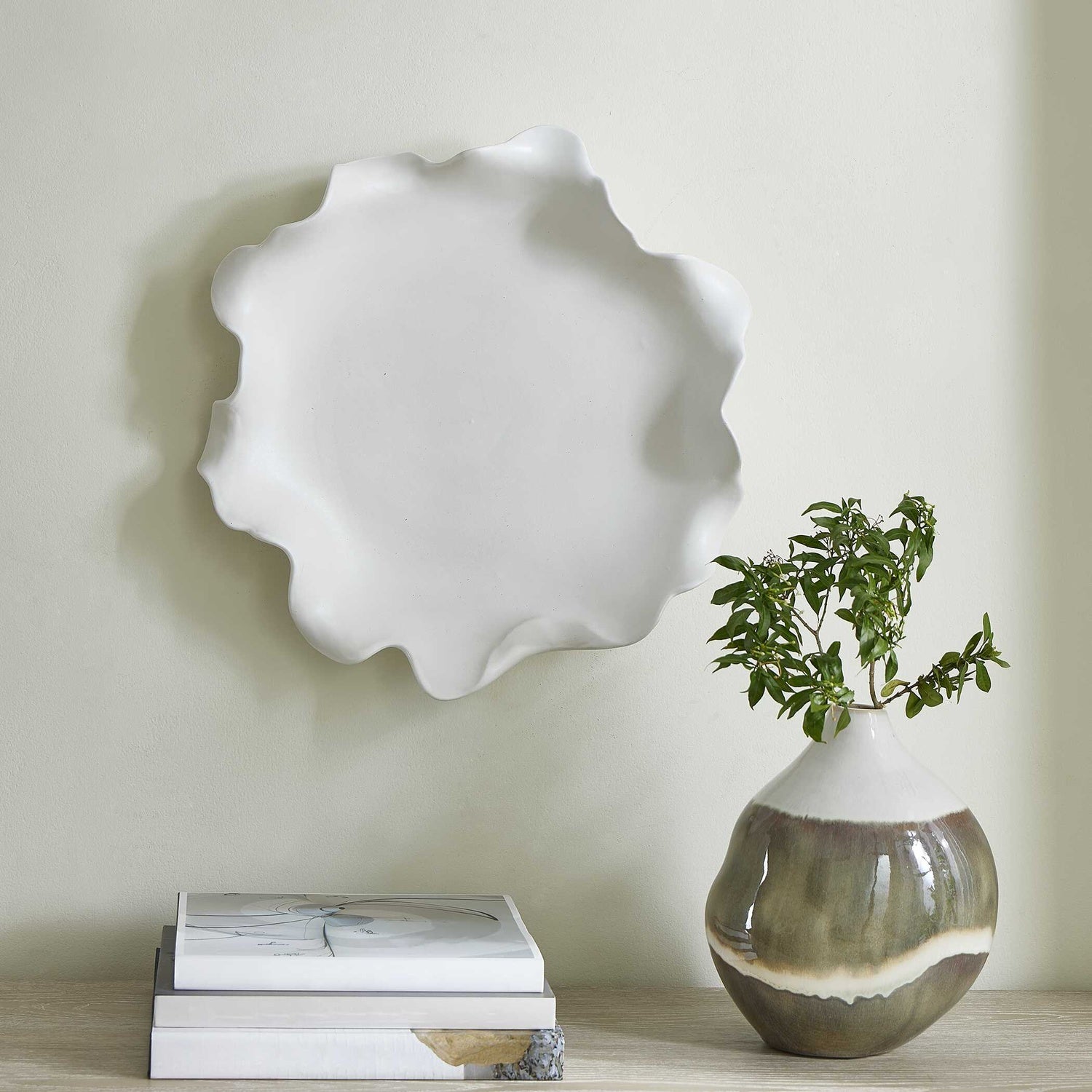 UTTERMOST WAVE CREST OUTDOOR BOWL - Decorative Accents