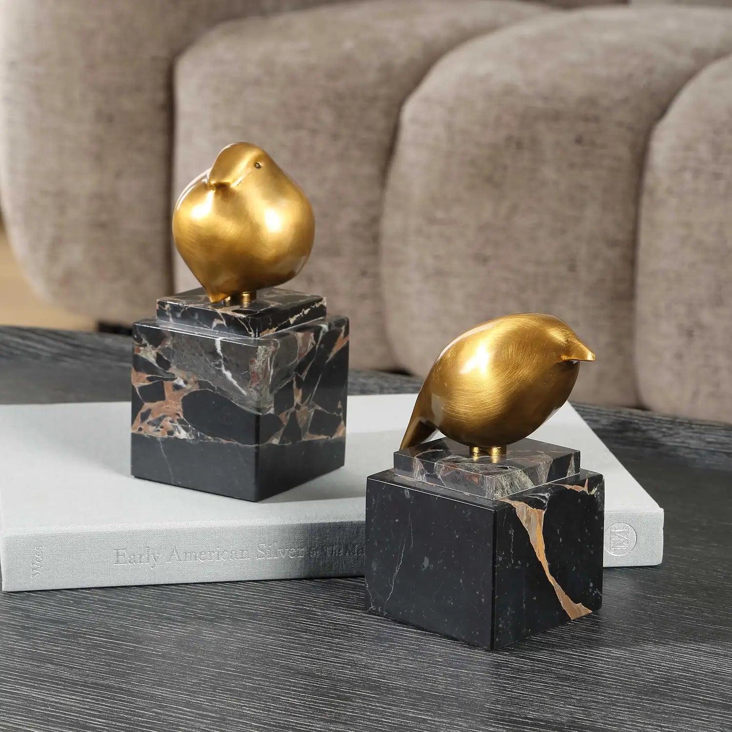 UTTERMOST FINCH BIRD FIGURINES - Decorative Accents